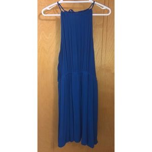 Forever 21 Blue High Neck Dress